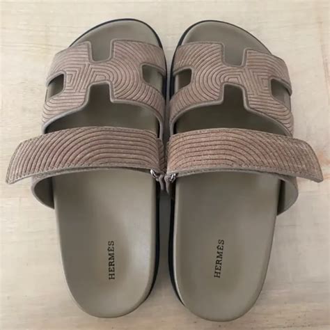 fake hermes sandals vs real|hermes chypre sandal dupe.